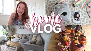 HOME VLOG! 🏡 chit chats with me • instax mini, 10 year celebrations, cleaning the house & Bonnie!