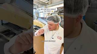 Inside a sweet factory! 🤯 (I was shocked) #sweets #factory