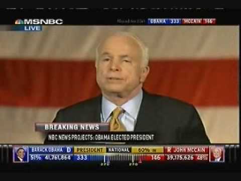 John Mccain Concession Speech Youtube