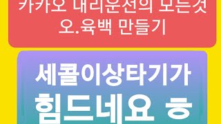 슬기로운대리생활/3콜이상 타기가 힘듭니다. ㅎ1월4일5일 월,화요일 이야기