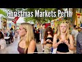 Western Australia: Christmas Markets Perth 2023 |4k walking Tour Perth Australia| UHD 60fps