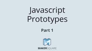 JavaScript Prototypes (Part 1)