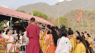 🙏 INDलाईव गंगा आरती त्रिवेणी घाट ऋषिकेश🔥Live Ganga Aarti Triveni Ghat Rishikesh🔥🙏20-Apr-2023🔥🙏 IND