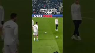 Mbappe can't believe this Messi freekick 🤯😳