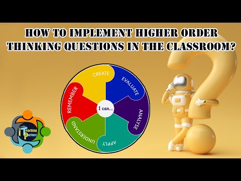 What are examples of higher order questions?