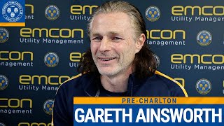 PRE-CHARLTON | Gareth Ainsworth