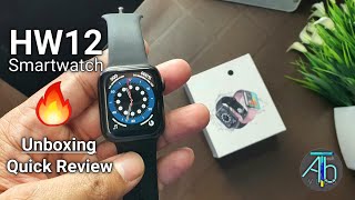 HW12 smartwatch unboxing \u0026 Quick Review | First impression.....wow ❤