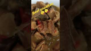 BEEF PAPAITAN / SATISFYING #shorts #beef #papaitan #satisfying