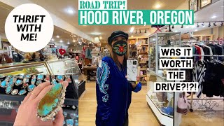 LET’S SHOP GOODWILL BOUTIQUE IN HOOD RIVER, OR! | Thrift With Me | Goodwill Thrift Haul