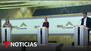Inseguridad y violencia en México, puntos clave del tercer debate electoral | Noticias Telemundo