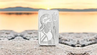 Silver 100 Gram Royal Mint Britannia Bar | BOLD Precious Metals