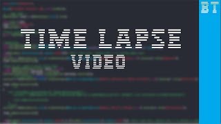 A Programming Timelapse