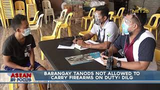 Barangay tanods not allowed to carry firearms on duty: DILG