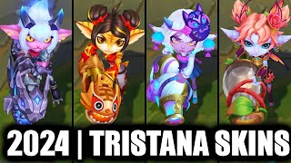 ALL TRISTANA SKINS SPOTLIGHT 2024 | League of Legends