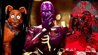 FNAF - CNAF СПАРКИ ➤ ЛИЦО ФИОЛЕТОВОГО ЧЕЛОВЕКА ➤ ЖИВОЙ ЭНДОСКЕЛЕТ ➤ СПРИНГТРАП и КУХНЯ во ФНАФ 1 !!!