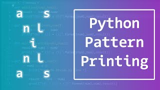 Python Pattern Programs | Printing String in X Shape