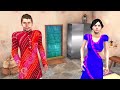 lalchi manchurian bhel wala chinese bhel street food hindi kahani hindi moral stories comedy video