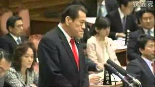 03 12 参議院予算委員会　アントニオ猪木　維新