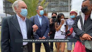 Le dijeron que no: Embajador de Venezuela propone a los migrantes volver