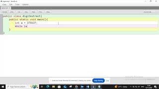 Digit extraction concept in Java program icse cbse class 10 Pure Maths division algorithm