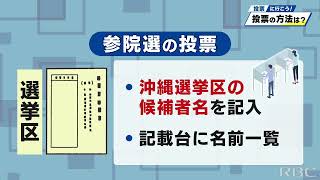 参院選ポイントメモ　投票の方法は？