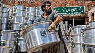 The Complete Aluminum Pot Manufacturing Process from A to Z || Handmade Aluminum Casting Factory