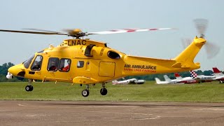 Leonardo (AgustaWestland) AW169 | Air Ambulance | Startup \u0026 Takeoff at Redhill Airfield | Helicopter