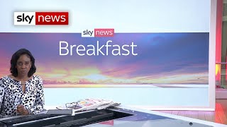 Sky News Breakfast: Another night of violence in the Middle East