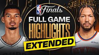 EXTENDED: #2 SPURS at #3 KNICKS | NBA FINALS GAME 4 HIGHLIGHTS | June 10, 2026