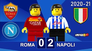 Roma vs Napoli 0-2 • Serie A 2020/21 in Lego • Sintesi e Gol • Goals Highlights Lego Football