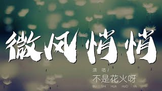 微風悄悄 - 不是花火呀『微風悄悄 吹動髮梢 吹動裙角』【動態歌詞Lyrics】