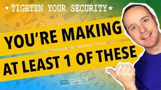 10 Most Common WordPress Security Mistakes