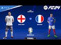 FC 24 - France vs. England | UEFA EURO 2024 FInal | PS4 Slim Gameplay  [ 1080P  30fps  ]