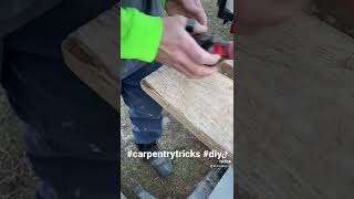 Carpentry tricks for using a chalk line