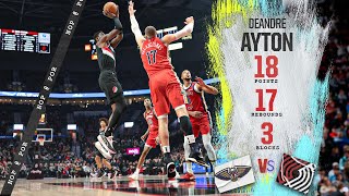 Deandre Ayton Highlights (18 PTS) | Trail Blazers vs. Pelicans | Feb. 10