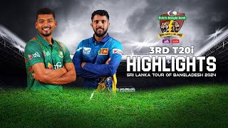 Bangladesh vs Sri Lanka Highlights || 3rd T20i || Sri Lanka tour of Bangladesh 2024