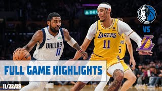 Kyrie Irving (28 points) Highlights vs. LA Lakers | 11/22/23