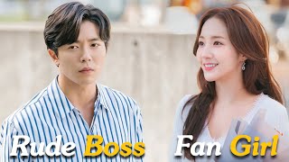 Rude Boss hates fan girls but falls for a fan girl. Korean Drama, Kdrama Recap, Kdrama.