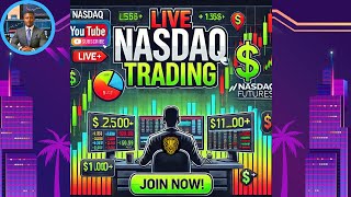 📈 Mastering Nasdaq  \u0026 ES Futures:  Live Trading | $500+ Daily Goals