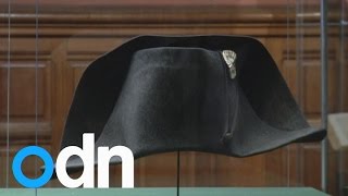 This is the hat Napoleon actually wore at the Battle of Waterloo