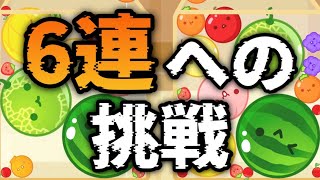 【世界初】6連ダブルスイカ達成！！！！！！！！！！！！！！【スイカゲーム】