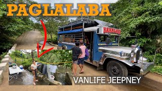 VANLIFE JEEPNEY STYLE | SAAN KAMI NAGLALABA NG MGA DAMIT?