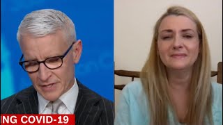 Anderson Cooper chokes up in heartwrenching segment with COVID victim's wife