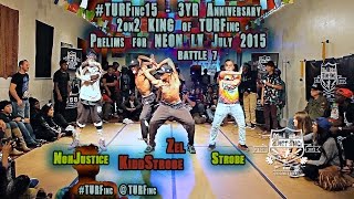 TURFinc 15 - NohJustice \u0026 Strobe vs Zel \u0026 Kidd Strobe - 3yr Anniversary Battle