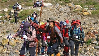 夏の十勝岳　大自然満喫　山開き登山会 （2016/06/19）北海道新聞