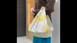 スーパーで使えるFUROSHIKIBAG!!