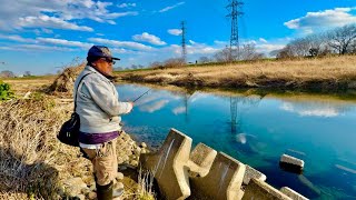 入間川中流バスフィシングポイント調査