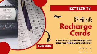 HOW TO PRINT RECHARGE CARD OUT USING MOBILE BLUETOOTH PRINTER (OPTION 2)