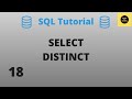 DISTINCT OPTION with SELECT Statement - SQL Basics Tutorial - Part 18