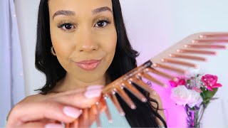 ASMR Pure Pampering For Sleep Hair brushing Skincare & Facial W/ Layered Sounds